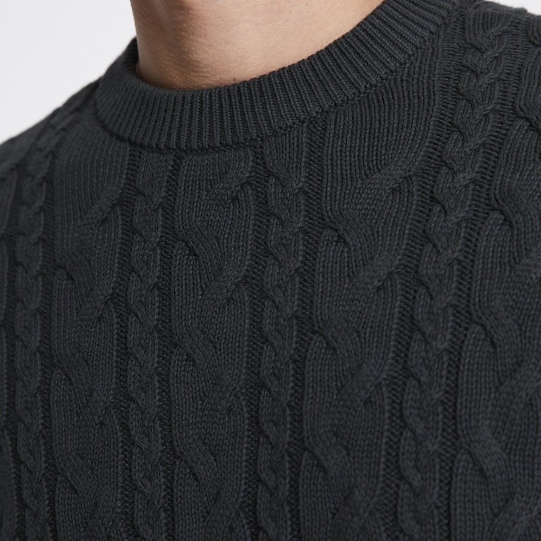 Flettestrikket genser "Tage"